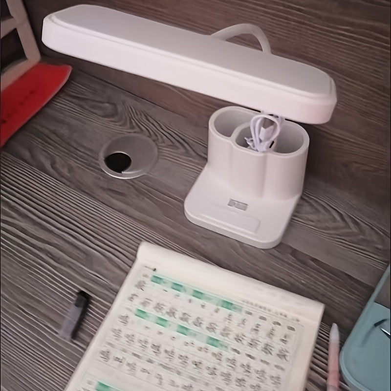 LED Desk Lamp with Eye Protection Dimmable Rechargeable USB for Dorms and Children's Bedrooms