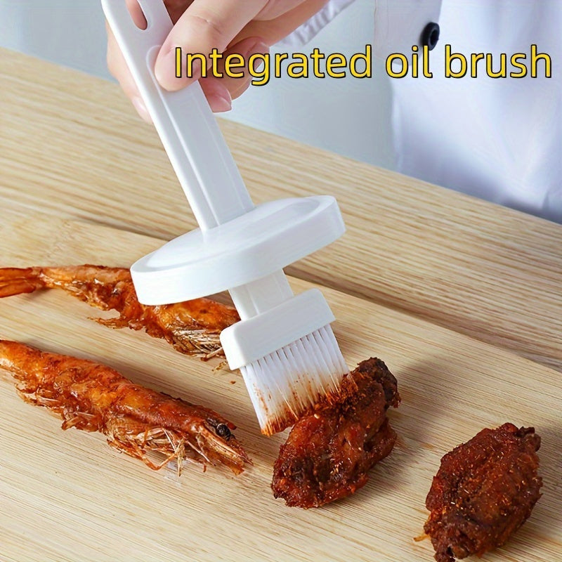 High Temperature Resistant Silicone Oil Brush with Storage Box for Cooking Baking Barbecue