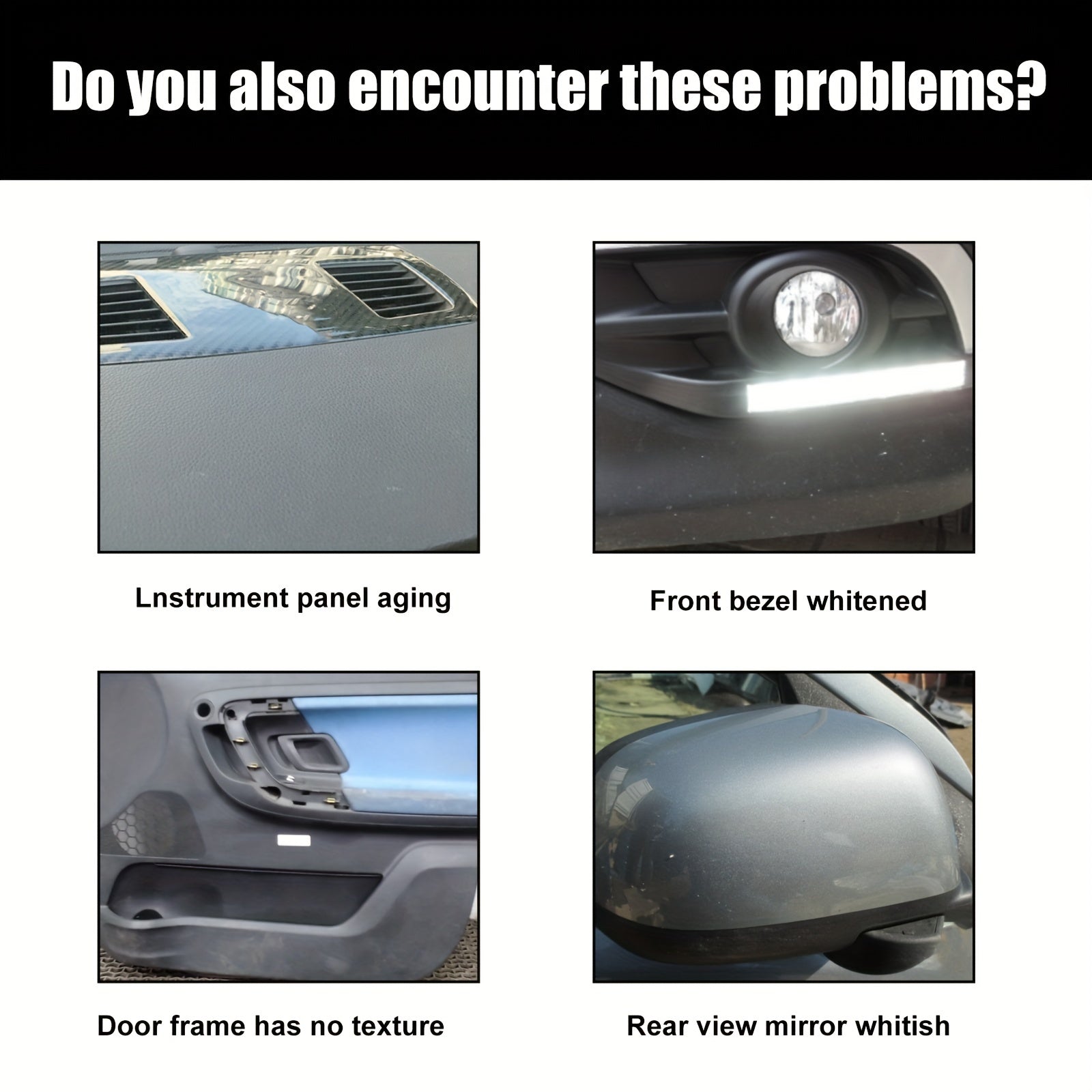 Набор для кристаллического покрытия пластиковых деталей автомобиля 1oz гель с губкой для внутренней очистки