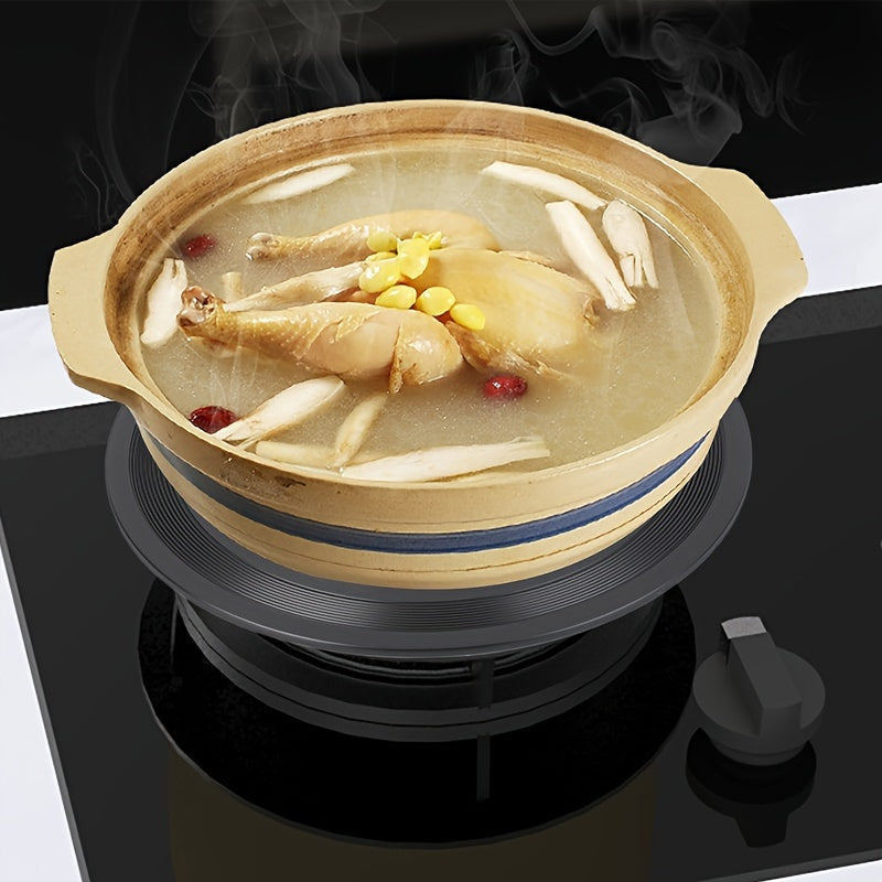 1 dona Issiqlik O'tkazuvchi Plita Oshxona Gaz Pechka uchun, Idishni Himoya qilish va Qizib Ketishdan Saqlovchi xususiyatlari bilan Uy Gaz Pechkasiga mo'ljallangan. Ushbu Qora Erish Plitasi issiqlikni teng taqsimlashga yordam beradi.