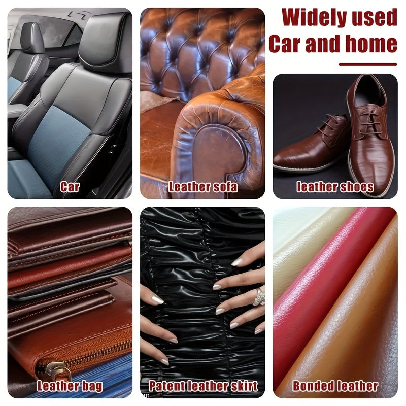 Kit de 2 reparadores de cuero para tapicería de coche y material plástico de sofá