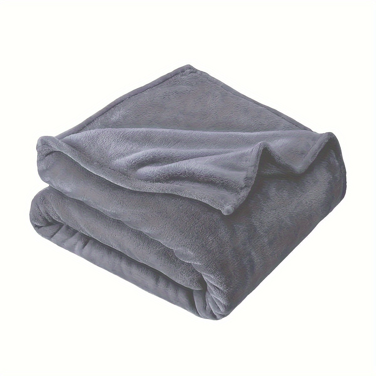 Soft Thick Solid Color Throw Blanket for Couch Sofa Bed Camping Travel