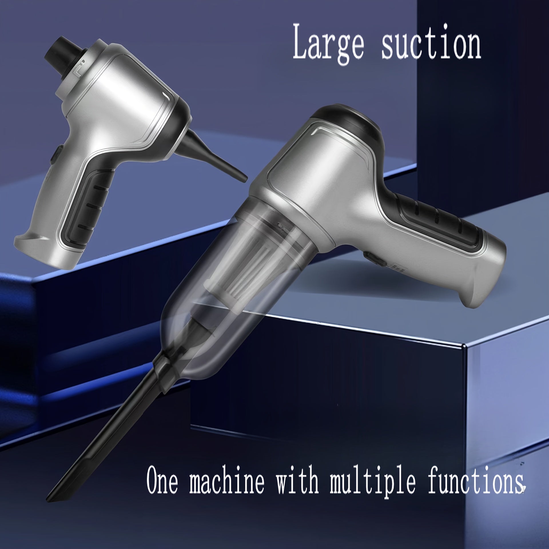 Wireless Handheld Car Vacuum Cleaner with Strong Suction and Blow Function