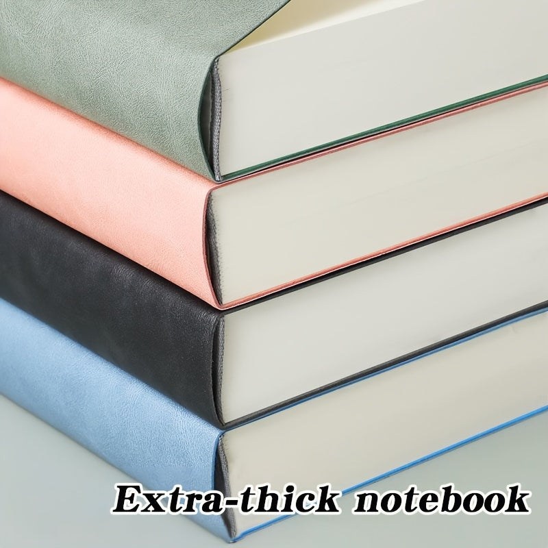 A5 Faux Leather Notebook 760 Pages Minimalist Soft Cover Sketch Doodle College Adults