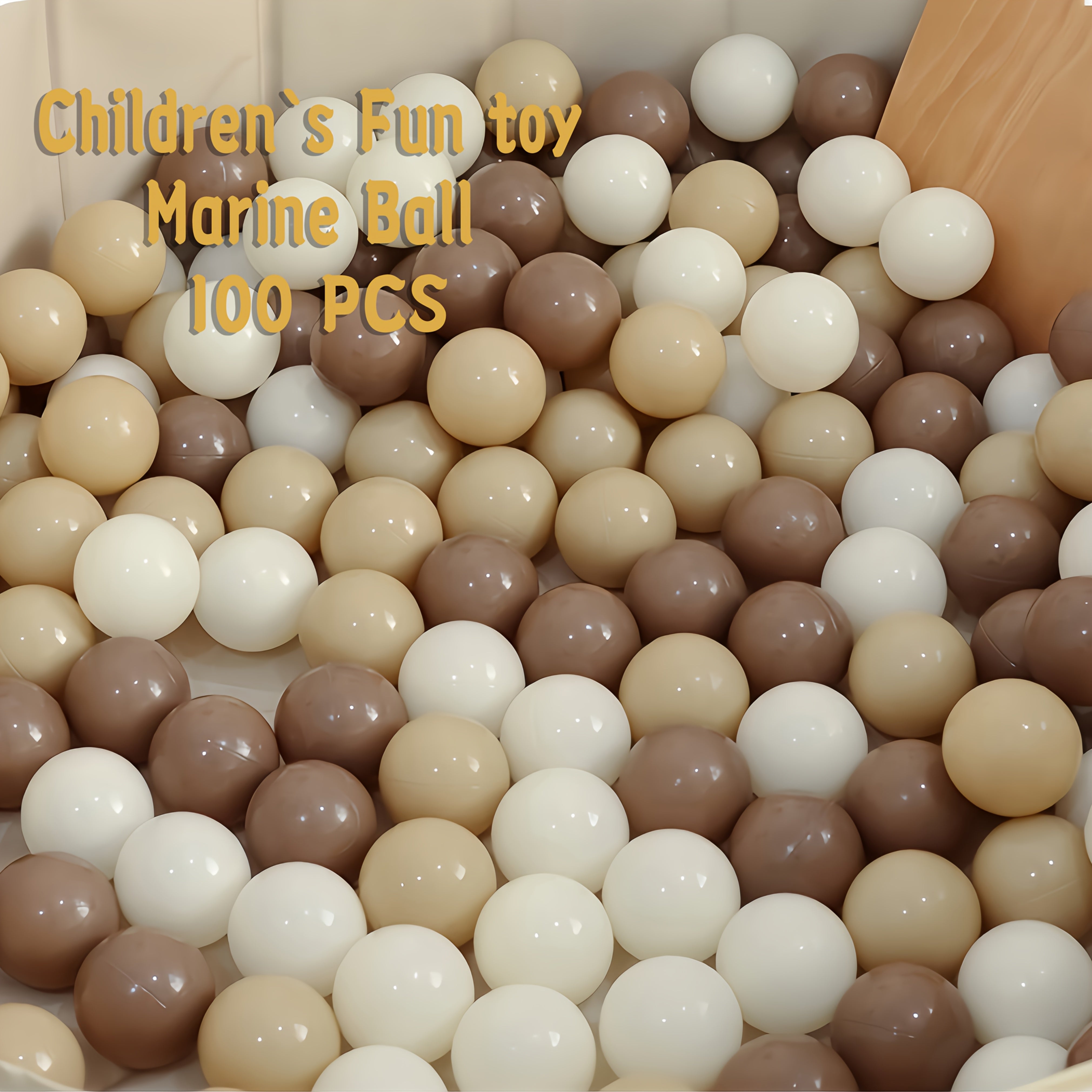 Bolalar uchun 100 ta toksik bo'lmagan okean to'plari, aralash ranglarda, to'p havzalari va tashqarida o'ynash uchun