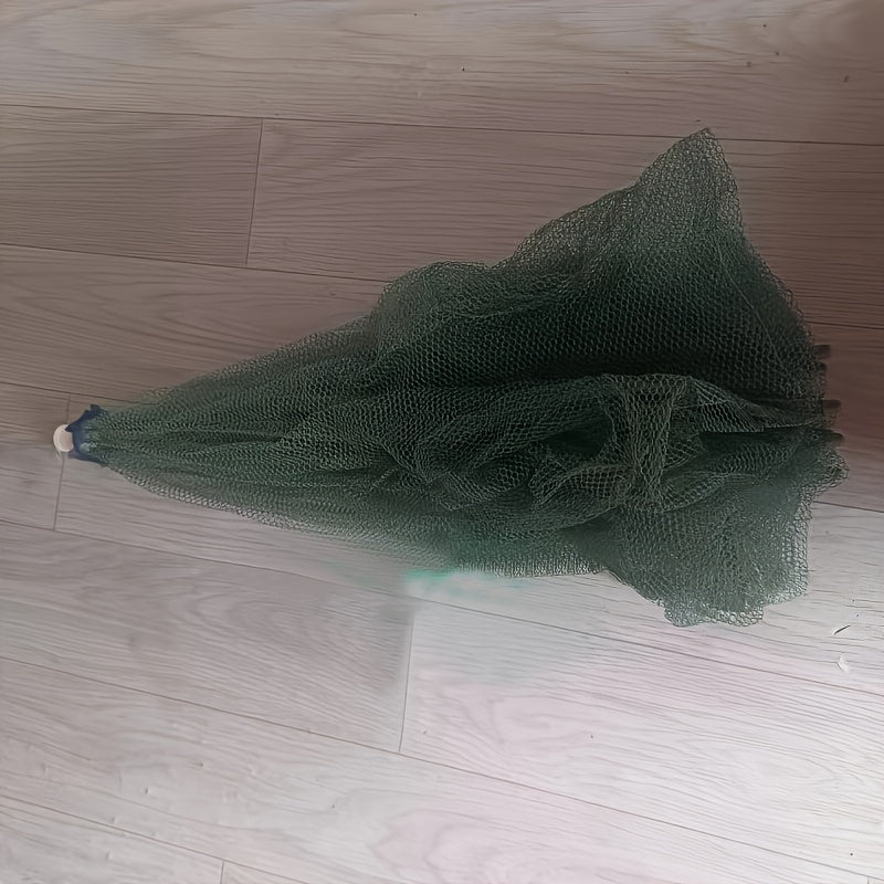 Portable Green Nylon Fishing Net Trap for Shrimp Crab and Fish