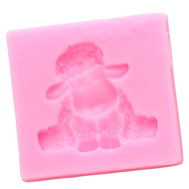 Silicone Sheep Cake Mold for Baking and Decorating, Food-Grade, Non-Stick