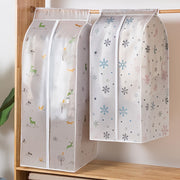 Garment Bag for Hanging Clothes Suit Coat Cover PEVA Material Semi-Transparent Closet Storage Protector