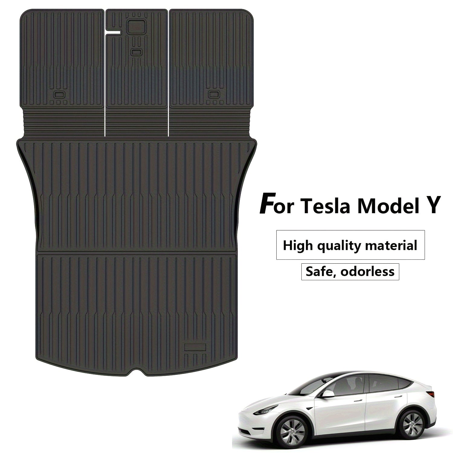Car Trunk Mat for Model Y 2021-2024 Rear Cargo Protector Non-Slip