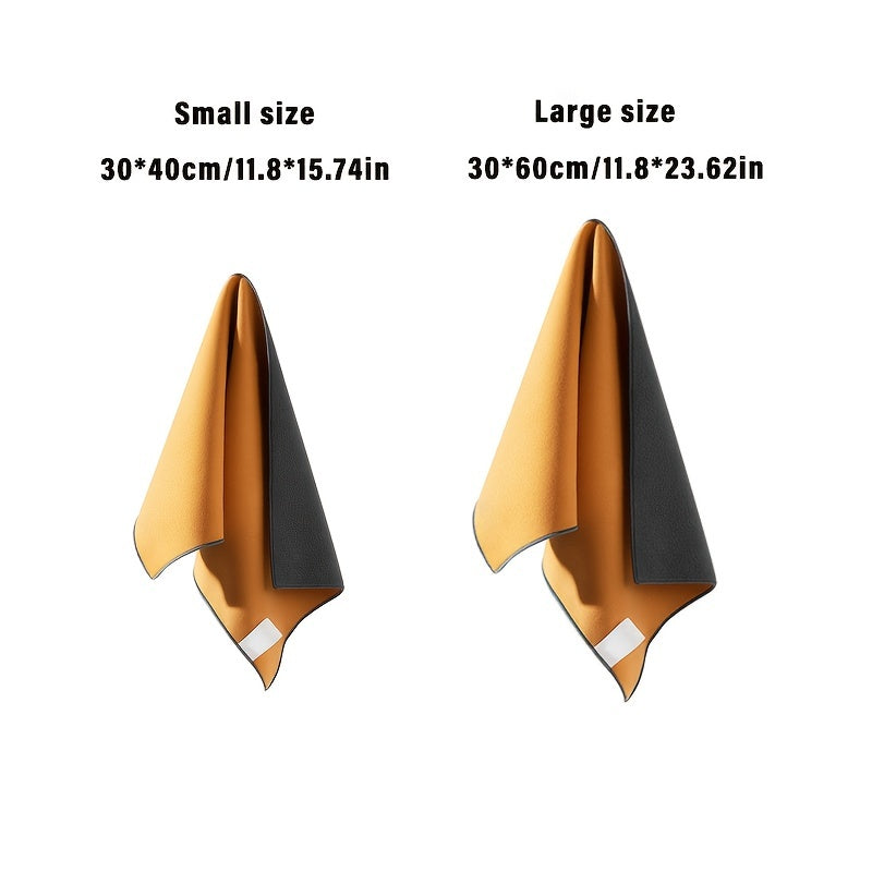 Car Cleaning Towel Velvet Microfiber Non-Fading Super Absorbent Oblong