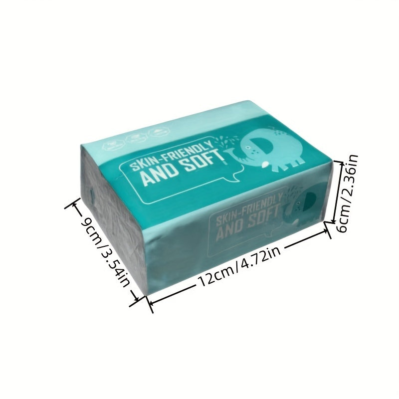 Soft Thick 3-Ply Toilet Paper 300 Sheets High-Quality Wood Pulp Bathroom Tissue