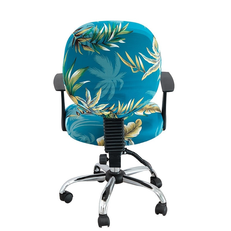 Washable Elastic Office Chair Cover for 2 Chairs