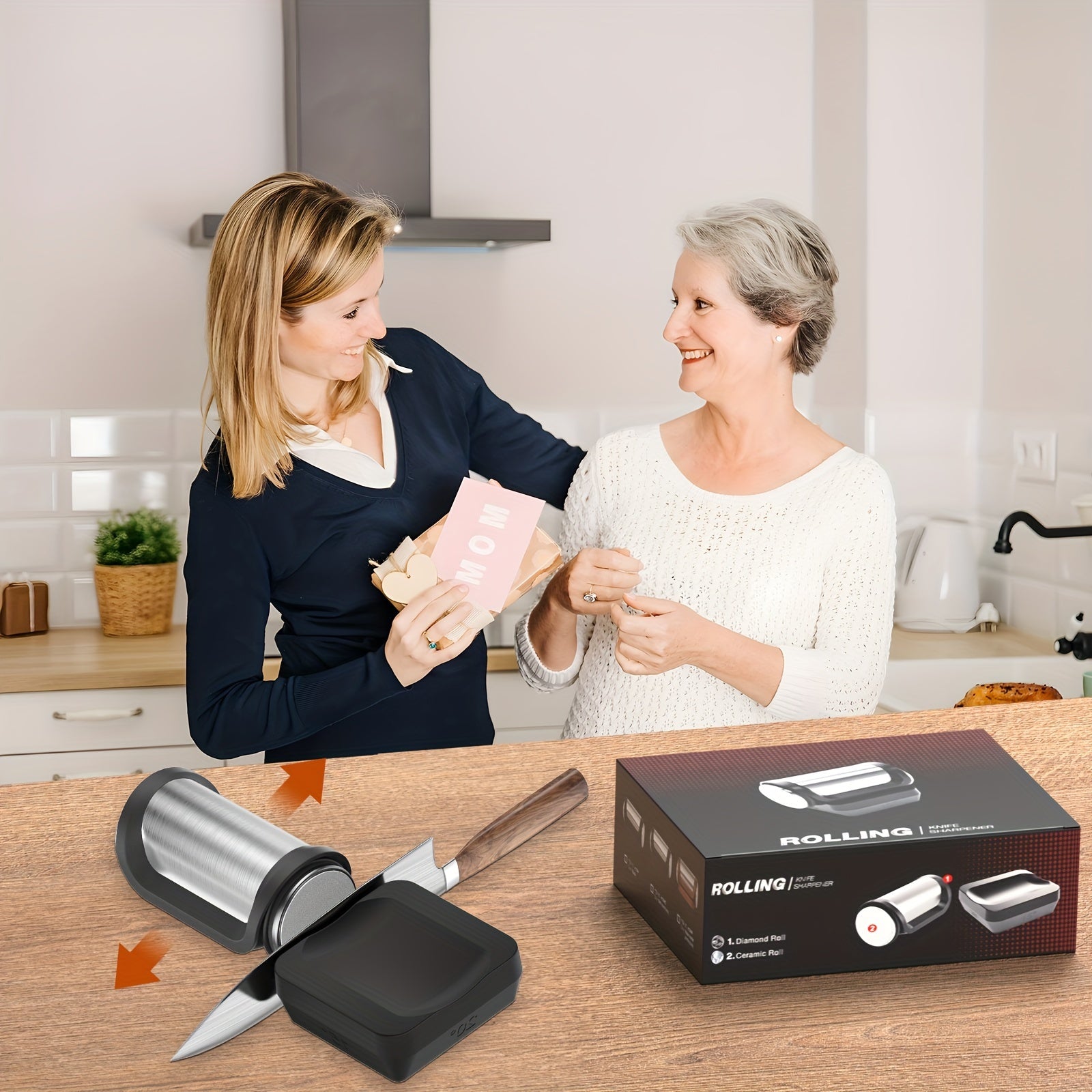 Премиальный набор точил для ножей с алмазными и точильными дисками для всех ножей