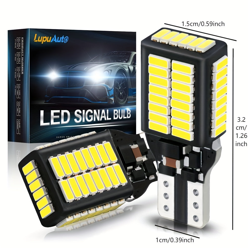 Paquete de 2 luces traseras LED blancas T15 921 902 904 906 579 4014