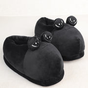 Girls Plush Lined Cute Frog Slippers Indoor Indoor Slippers