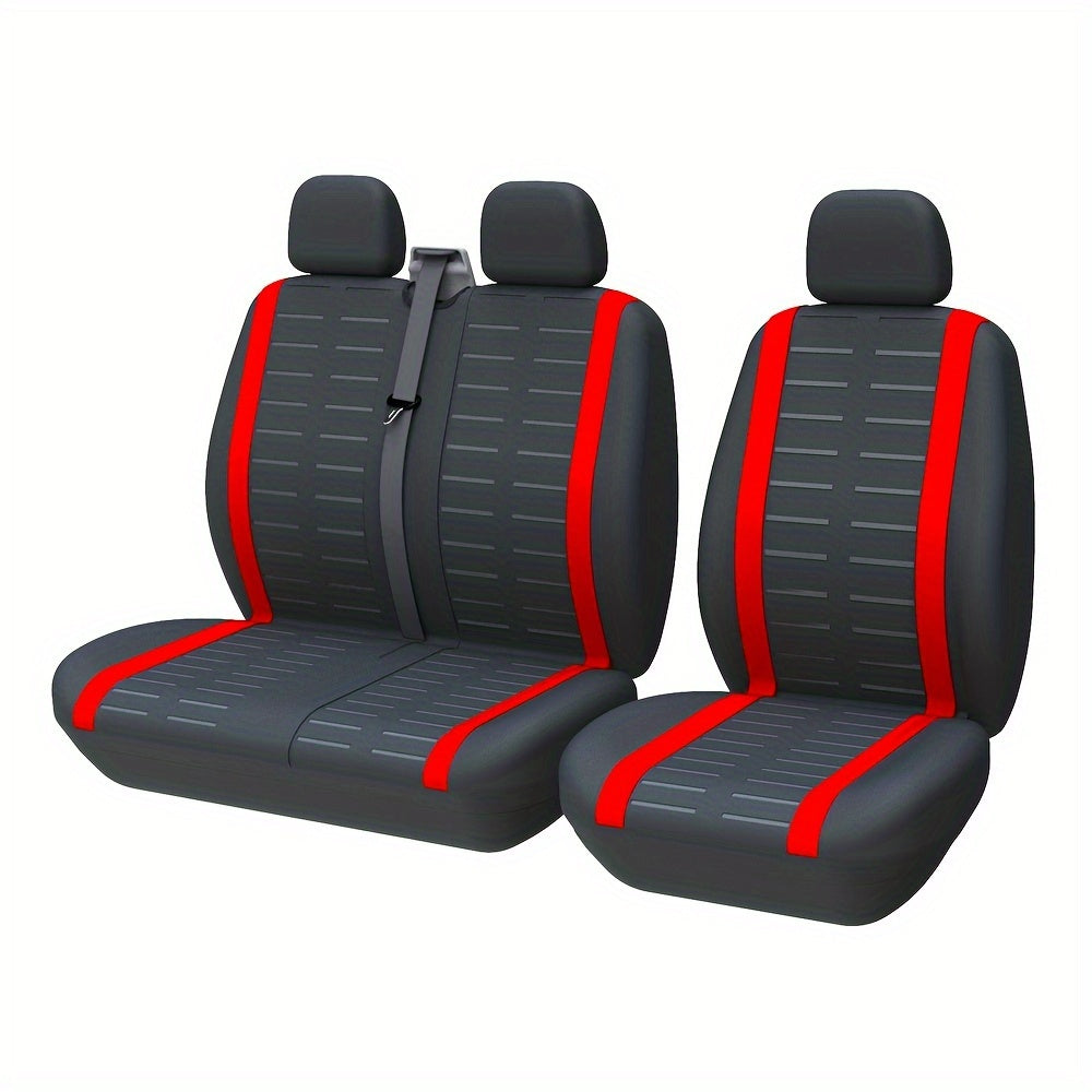 Universal Truck Van Bus Front Seat Cover Waterproof Durable Black