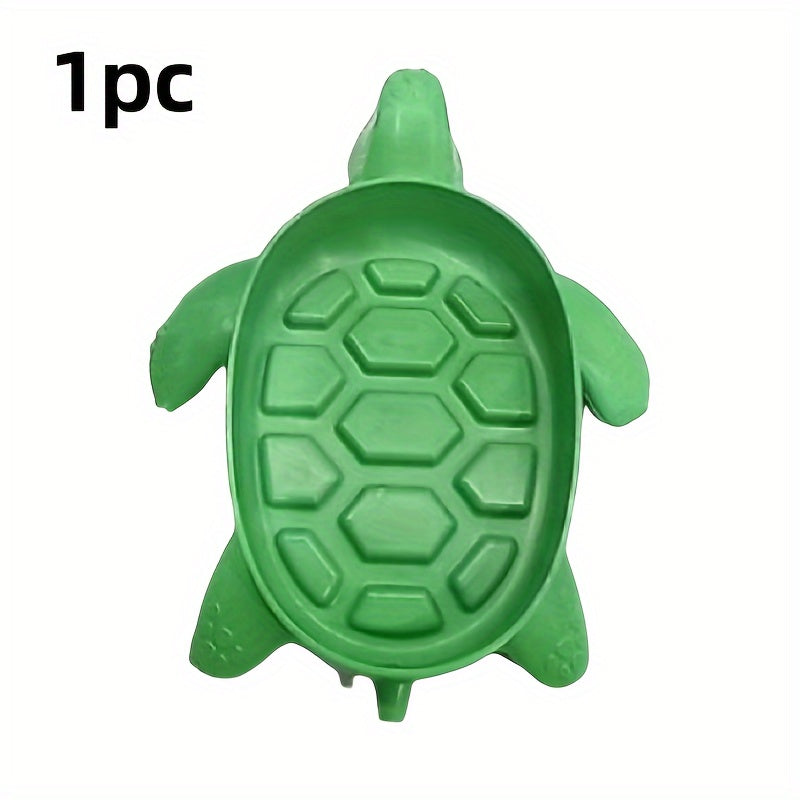 Turtle-Shaped Soap Dish Plastic Drainage Bathroom Accessory