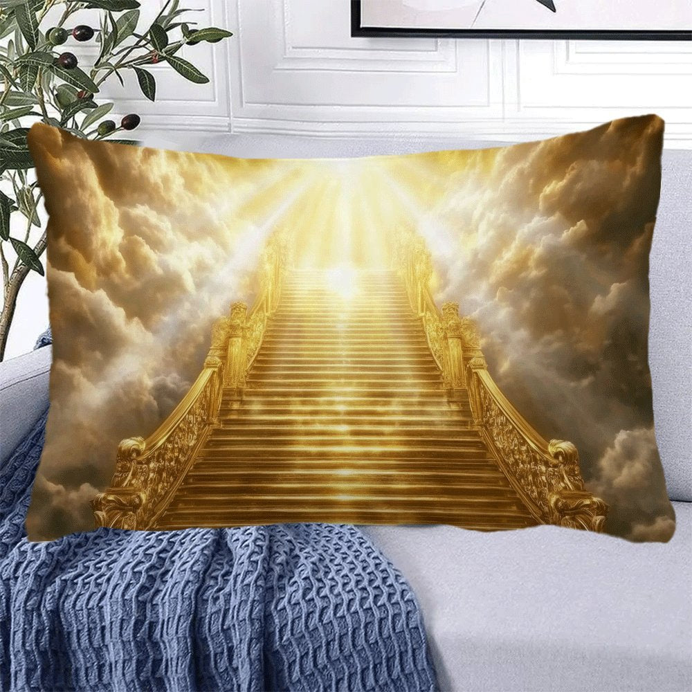 Heavenly Ladder Print Pillow Cover 50.8x30.48 cm Polyester Zipper Casual All-Season