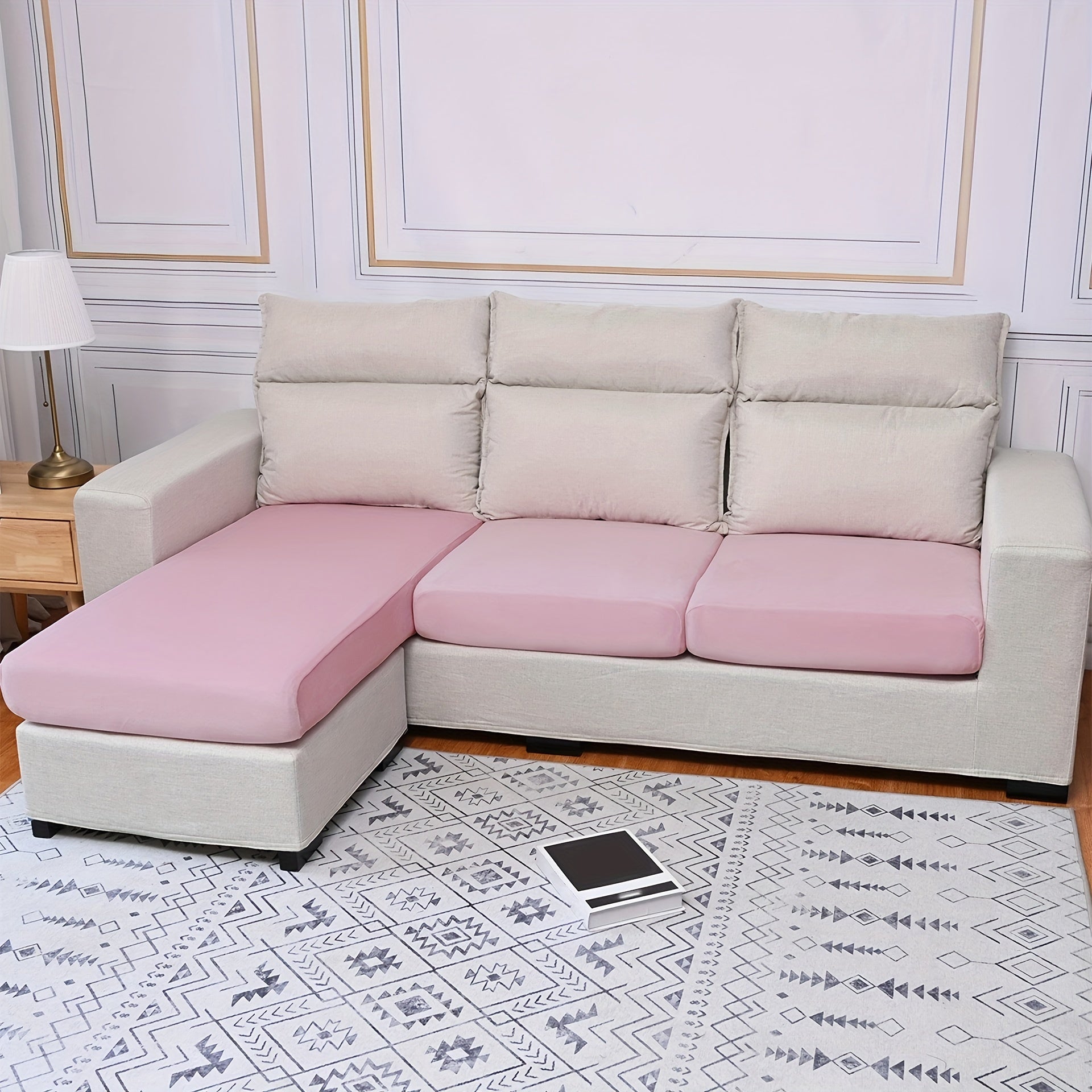 Velvet Sofa Slipcover for Home Decor Protection and Style