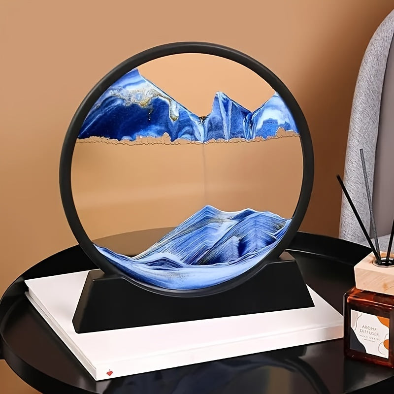 3D Deep Sea Moving Sand Art Display for Home Office Living Room Bedroom