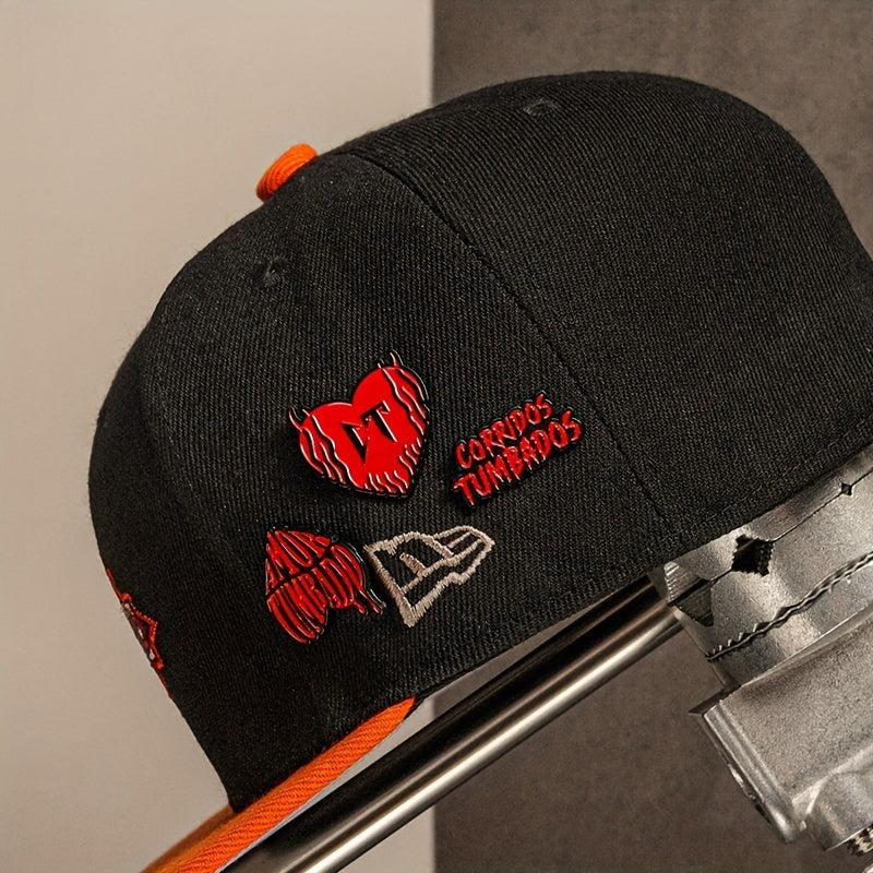 Retro Metal Hat Pin Badge Set for Men Women Cartoon Mexican Style Decorative Accessories