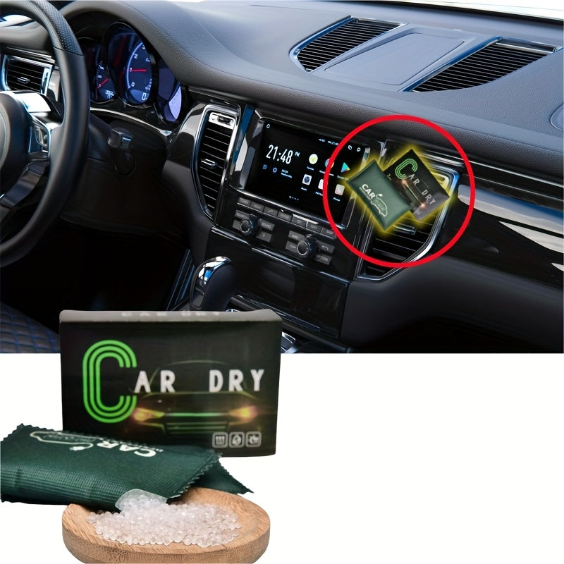 Bolsa deshumidificadora para coche 100g, absorbente de humedad reutilizable para el interior del coche