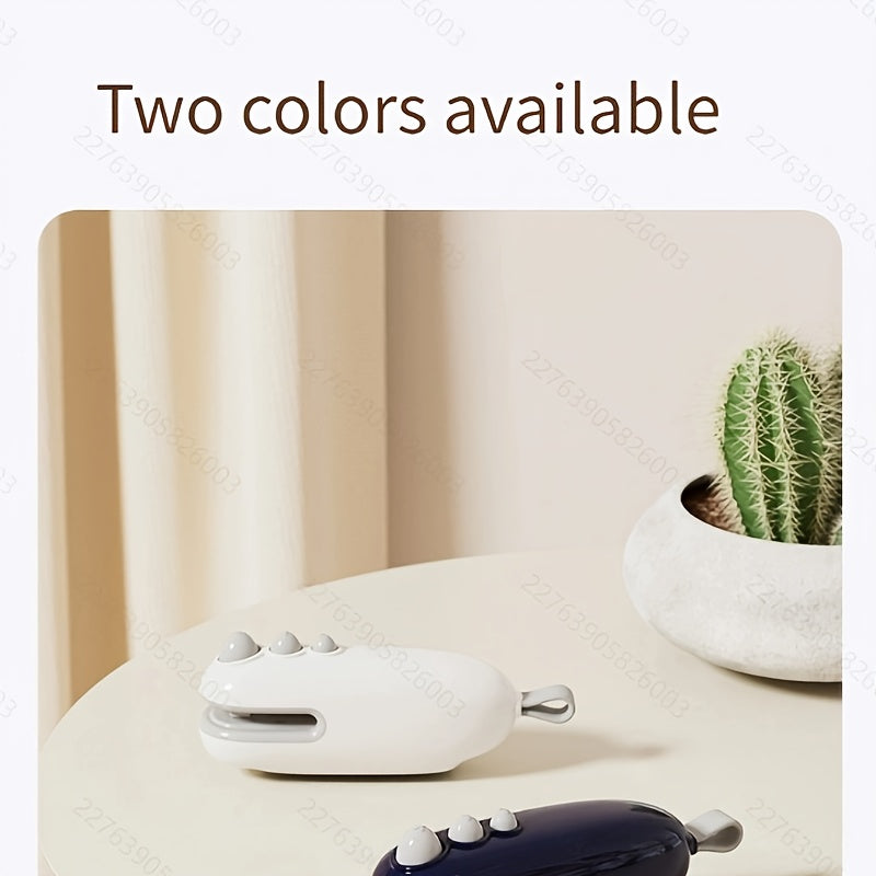 Kichik USB orqali zaryadlanadigan oziq-ovqat muhrlagichi - Oshxona va ovqatlanish uchun qulay snack sumkasi klipi va yangiligi saqlovchi