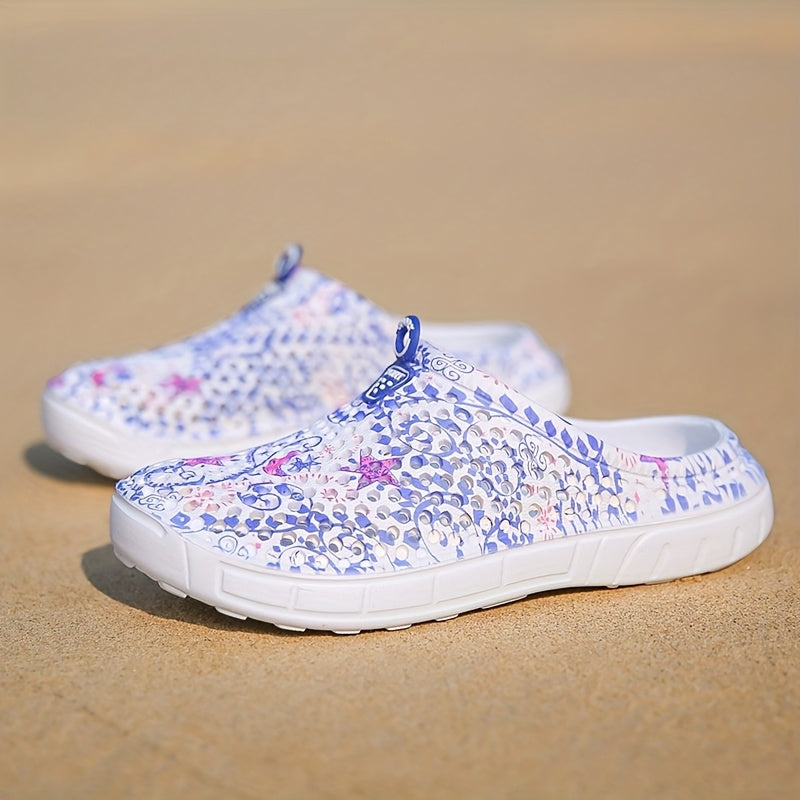 Women's Garden Clogs - Lightweight Breathable Mesh Comfort EVA Shoes