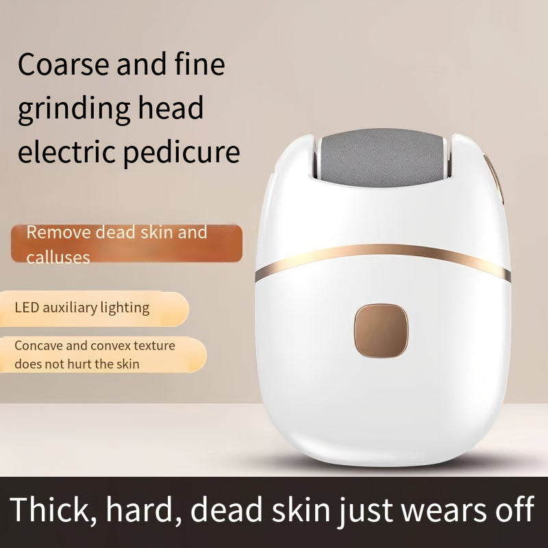 Electric Foot Scrubber with 5 Grinding Heads for Dead Skin Callus Removal and Foot Care