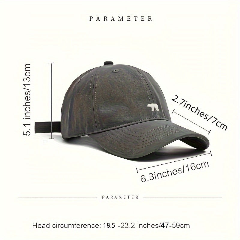 Унисекс ковбойская шляпа с модной вышивкой белого медведя