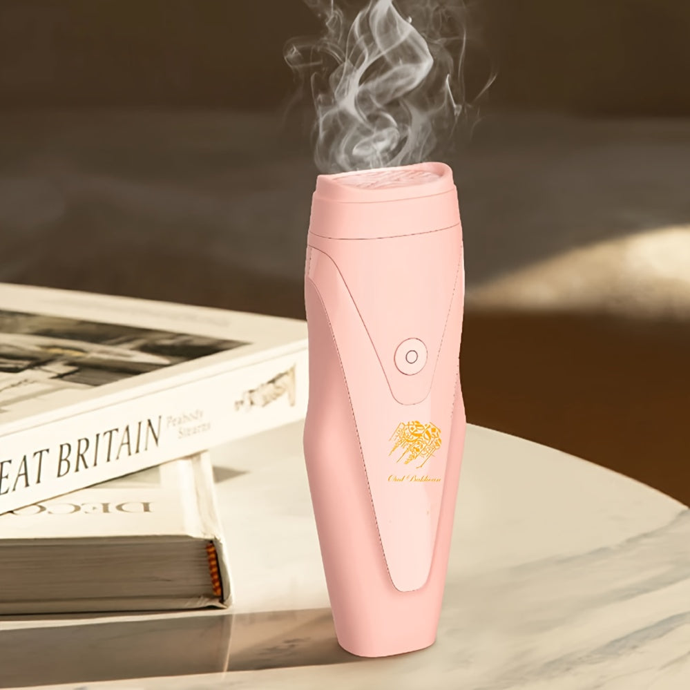 USB-заряжаемый триммер для волос с ароматерапевической насадкой в элегантном черном дизайне, литиевая батарея, сменные насадки, портативный инструмент для ухода за мужчинами, стильный и изысканный.