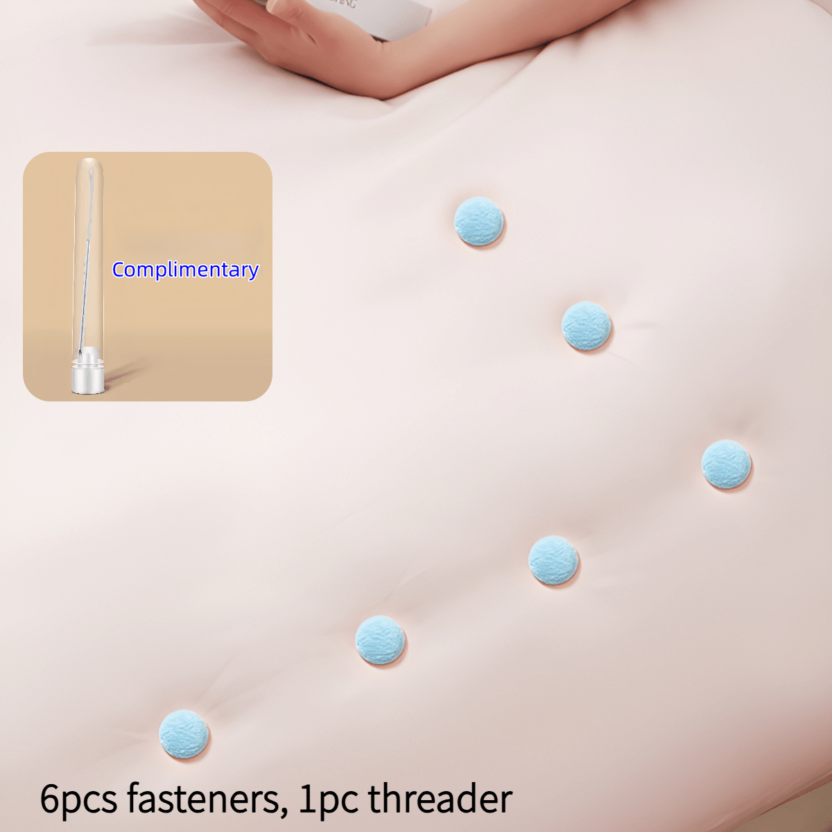 Set of 7 No-Needle Quilt Clips for Duvet Cover Fastening Anti-Slip Bedding Secure