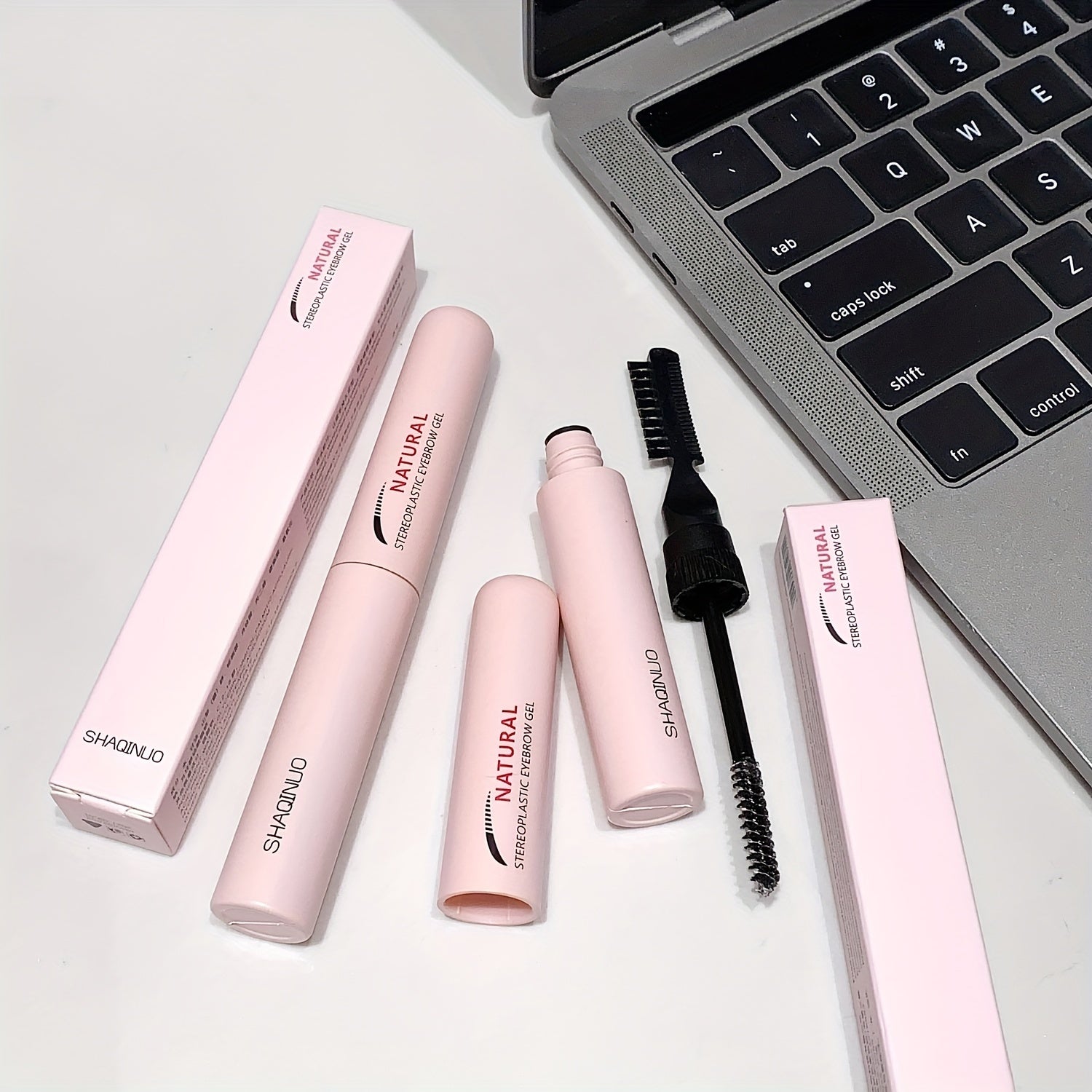 Women 3D Brow Shaping Gel Long-Lasting Eyebrow Wax with Brush