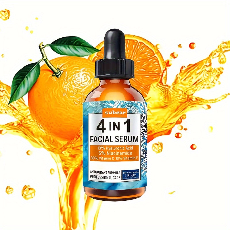 Barcha teri turlari uchun 2 ta yuz serumu tomchi, 30ml, gippoalerjenik, namlovchi