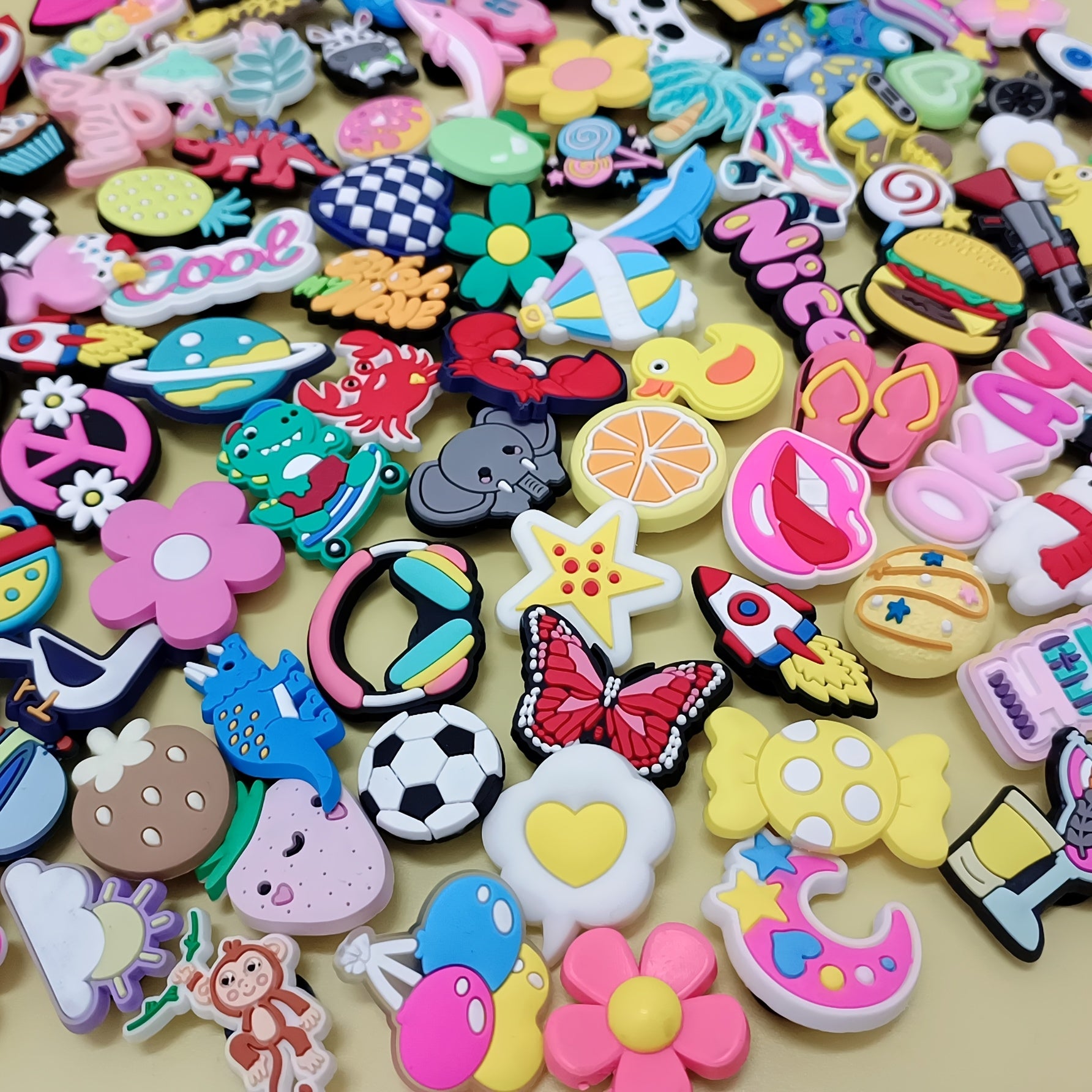 Decorative Shoe Accessories for Women Men Sizes 30 50 100 200 Beach Bag DIY