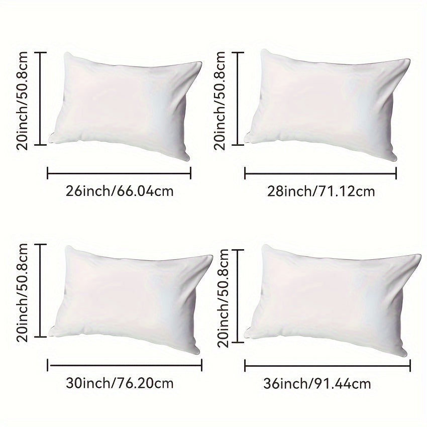 Cotton Pillow Protector 300 Thread Count Anti-Stain Invisi Zipper Piping