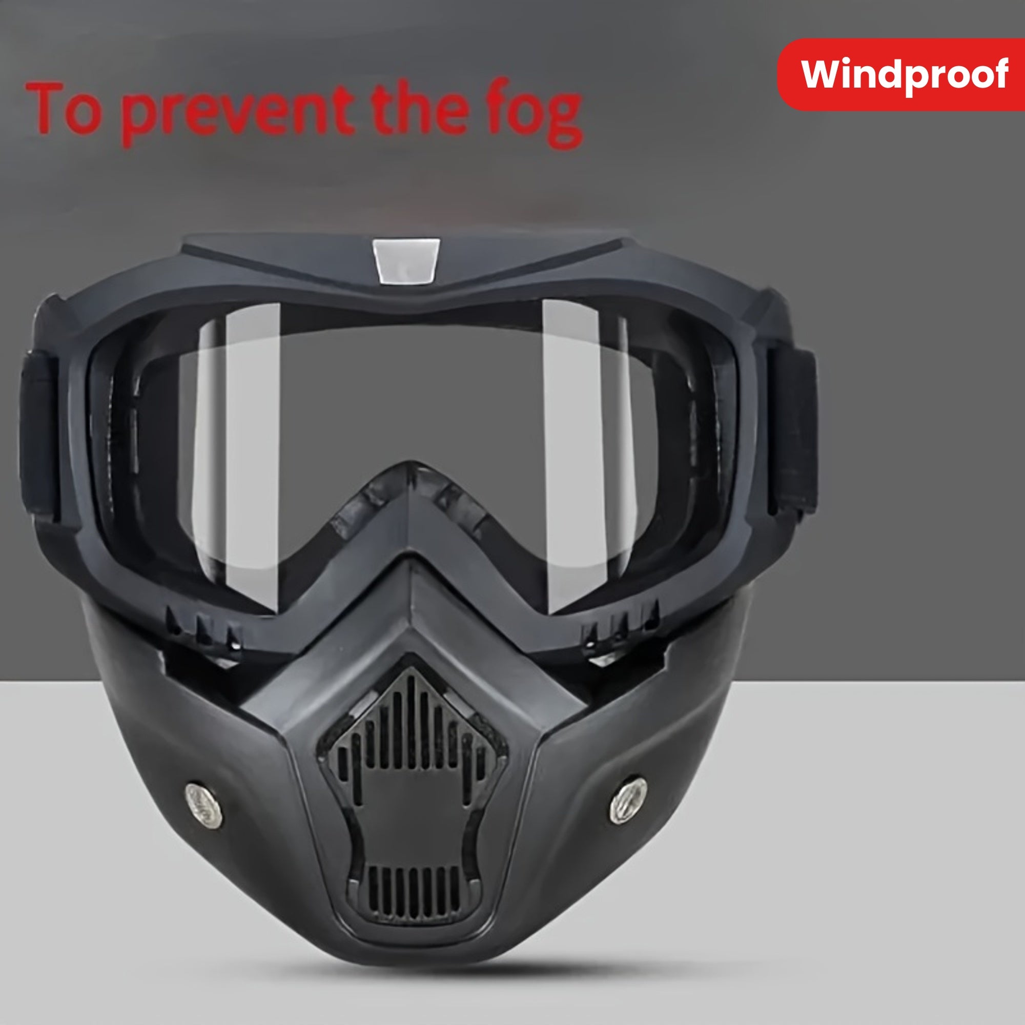 Full-Face HD Transparent Anti-Fog Welding Shield with Adjustable Straps