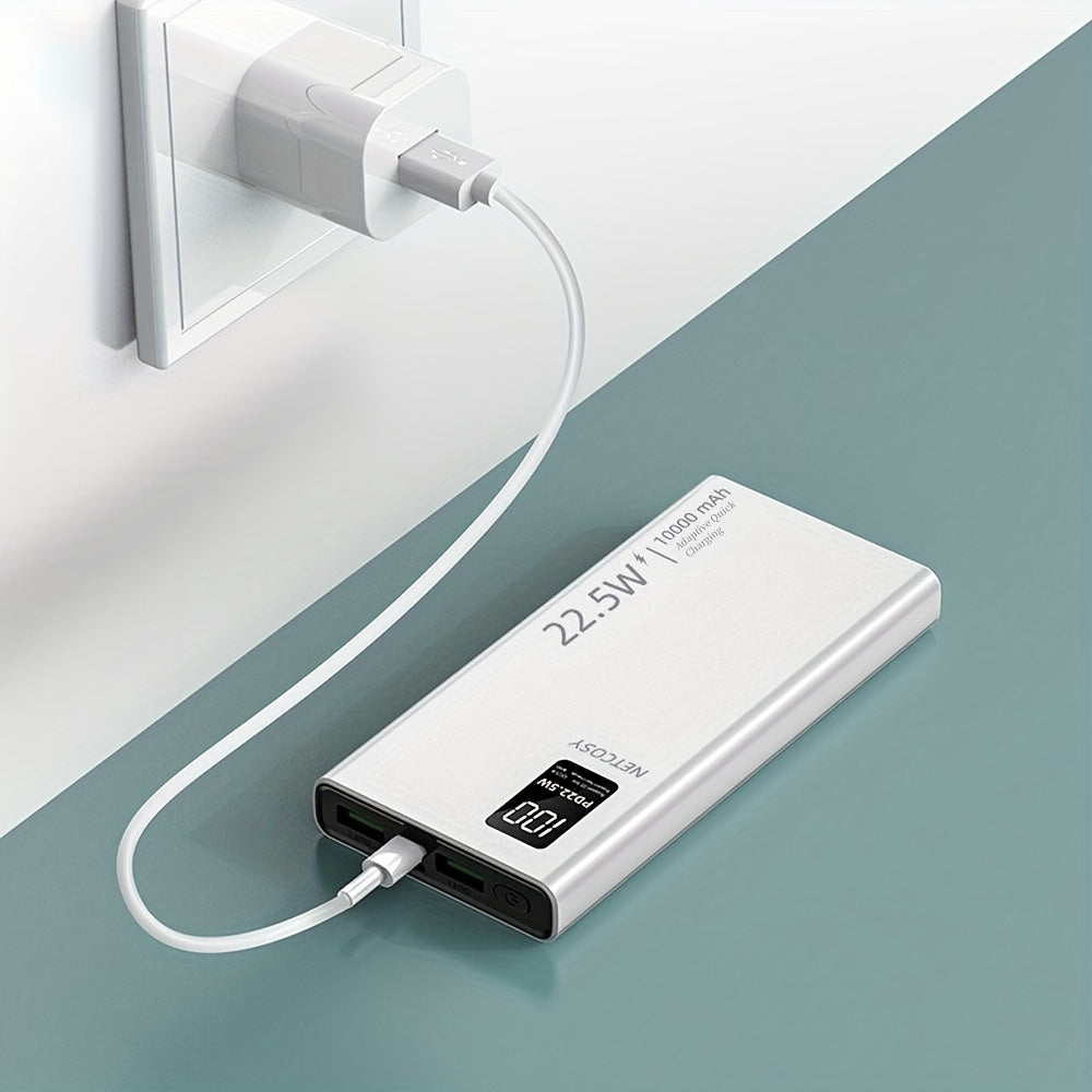10000mAh Power Bank with 22.5W Fast Charging for iPhone, Samsung, Xiaomi