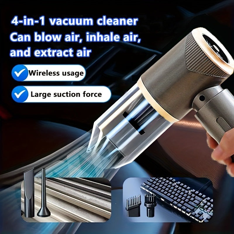 Wireless Car Vacuum Cleaner with 8 Accessories and Floor Suction Head