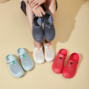 Женские пляжные шлепанцы на сетке Slip-On летние EVA комфортные и прочные