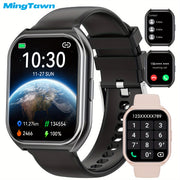 HD 1.83 Inch Touch Screen Smartwatch for Men Women Waterproof IP67 Fitness Tracker with Calls and Sports Modes