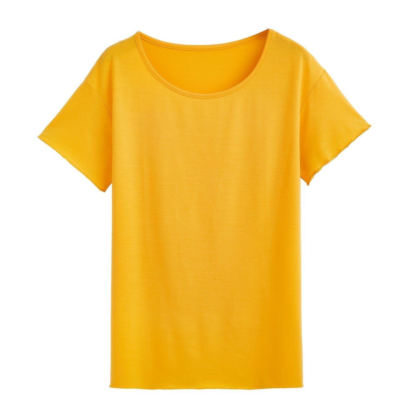 Plus Size Women's Breathable Black Casual Sporty T-Shirt for Relaxed Wear