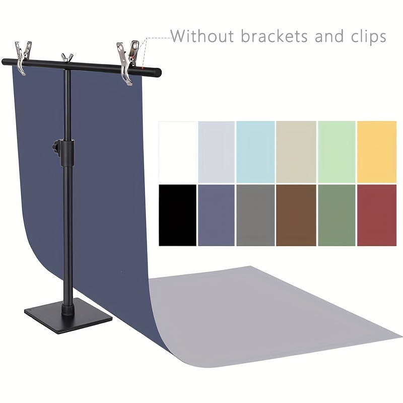 6pcs Double-Sided Morandi Color Photography Background Paper 87x57cm Waterproof Reusable Flat Lay Backdrops