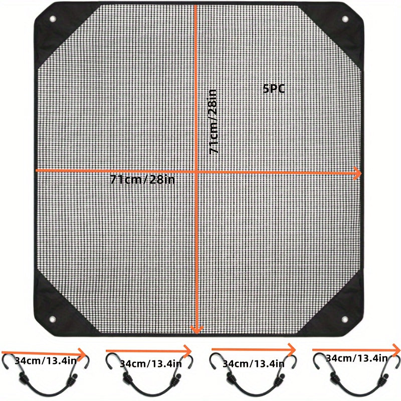 Outdoor Air Conditioner Cover Waterproof Windproof Dustproof 5 Pack