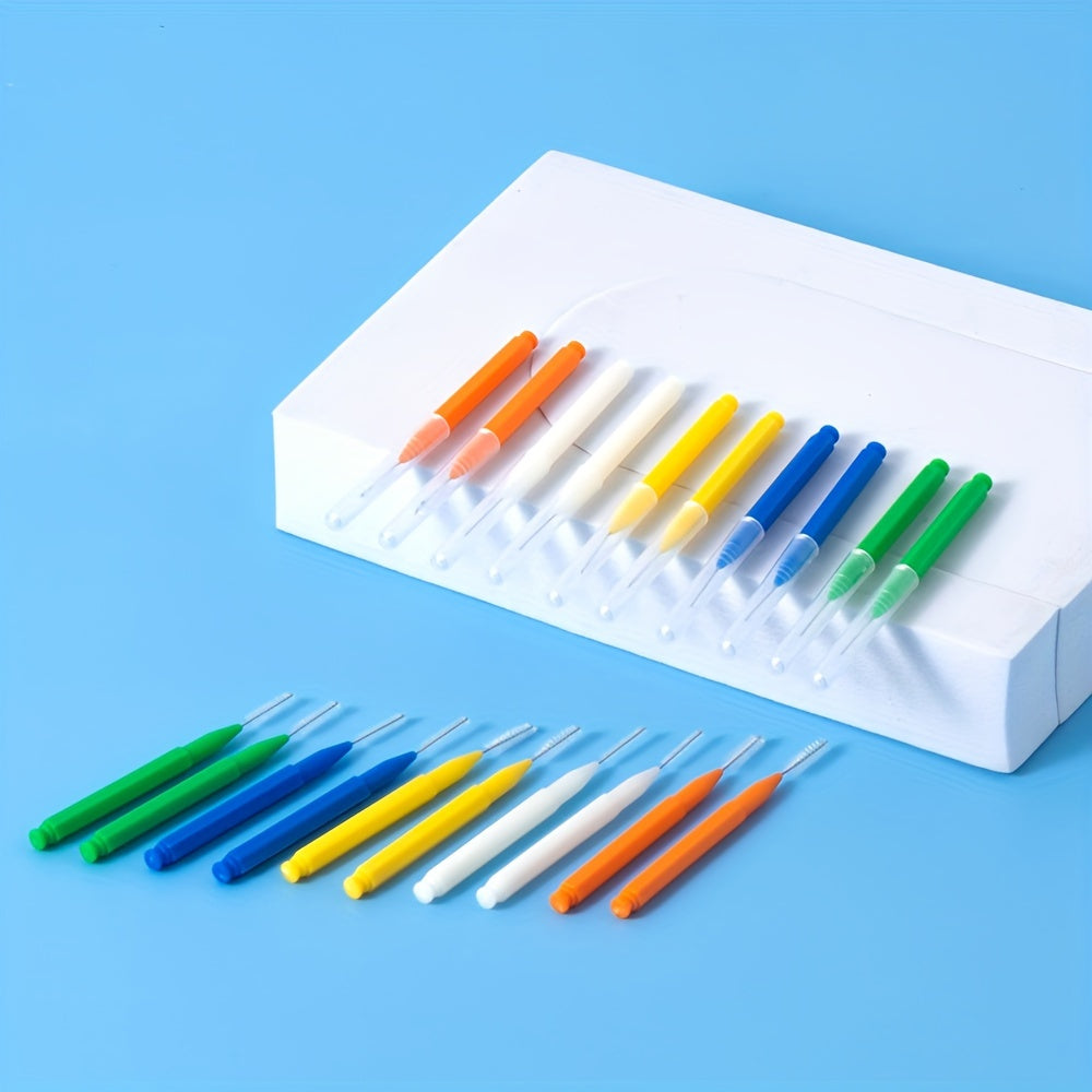 30 Pieces Interdental Brushes Deep Cleaning Dental Picks for Adults