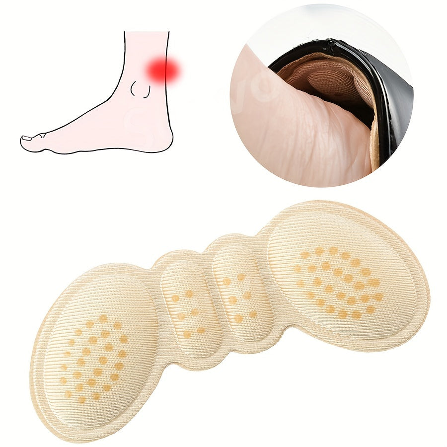 Women Clear Heel Pad Protectors 3 Pairs Adhesive Scuff Guards