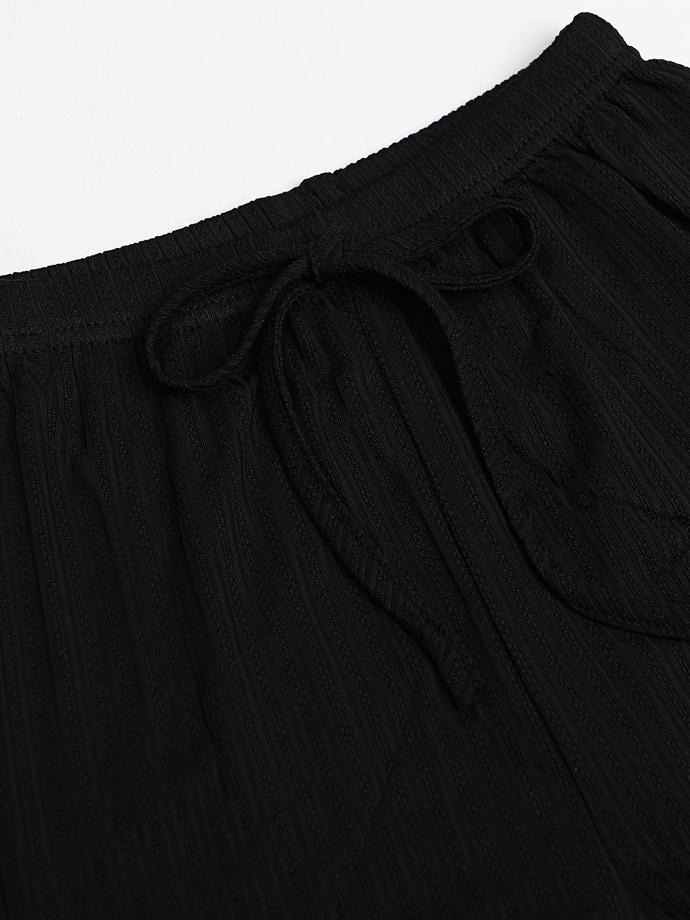 Yevropa va Amerika ayollari uchun yozgi ikki qismli dantel uzun shimli pijama to'plami