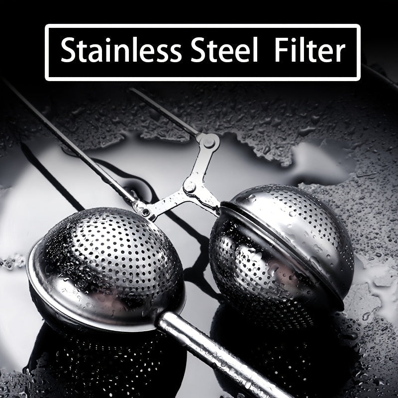 Stainless Steel Heart-Shaped Tea Infuser Loose Leaf Strainer for Home Office Gift