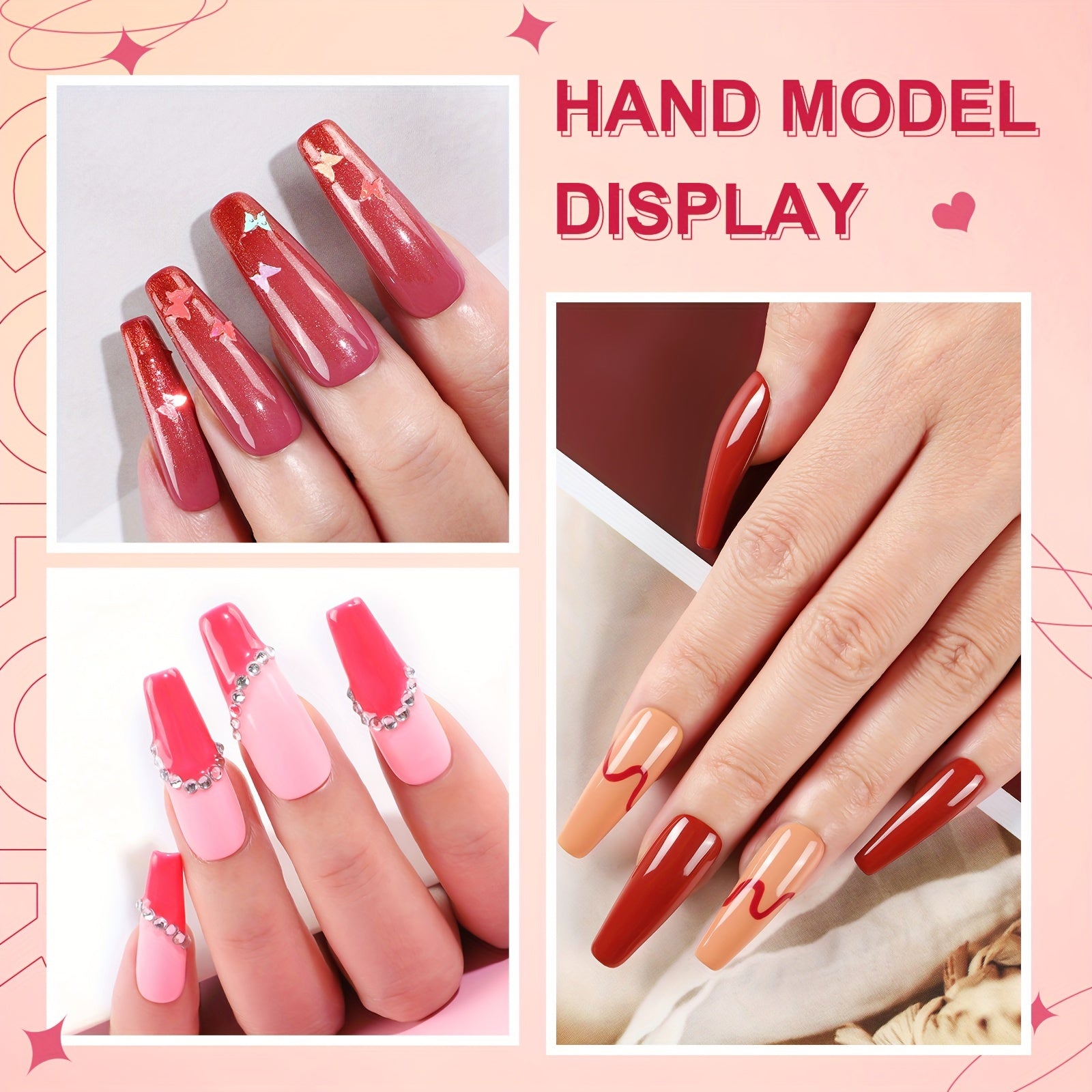 15 Rangi Gel Lak bilan to'plam, UV LED lamp va elektr lakli burg'ulash mashinasi bilan, hayvonlarga zarar yetkazmaydigan vegan