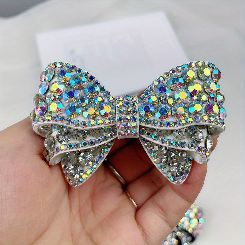 Women's Rhinestone Butterfly Bow Shoe Accessory Handmade Glass Crystal Decoration